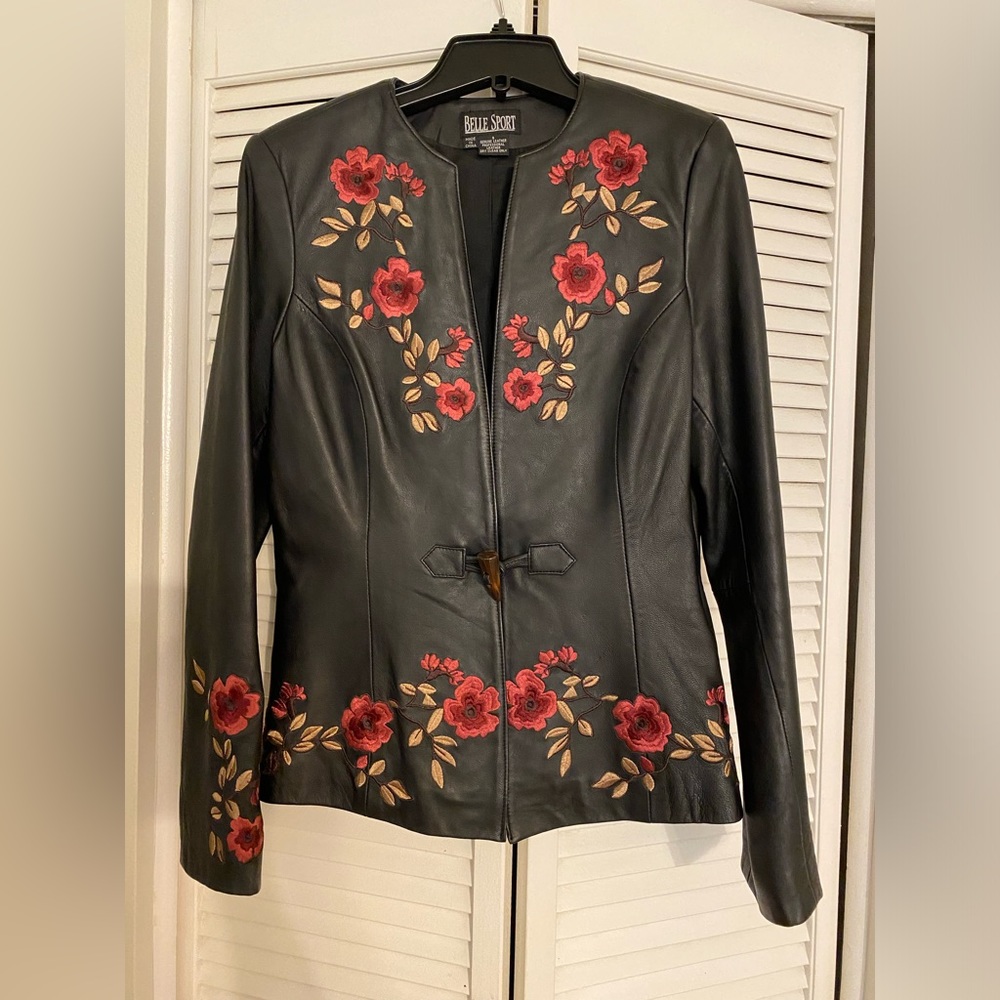 Ladies Small Belle Sport leather jacket
